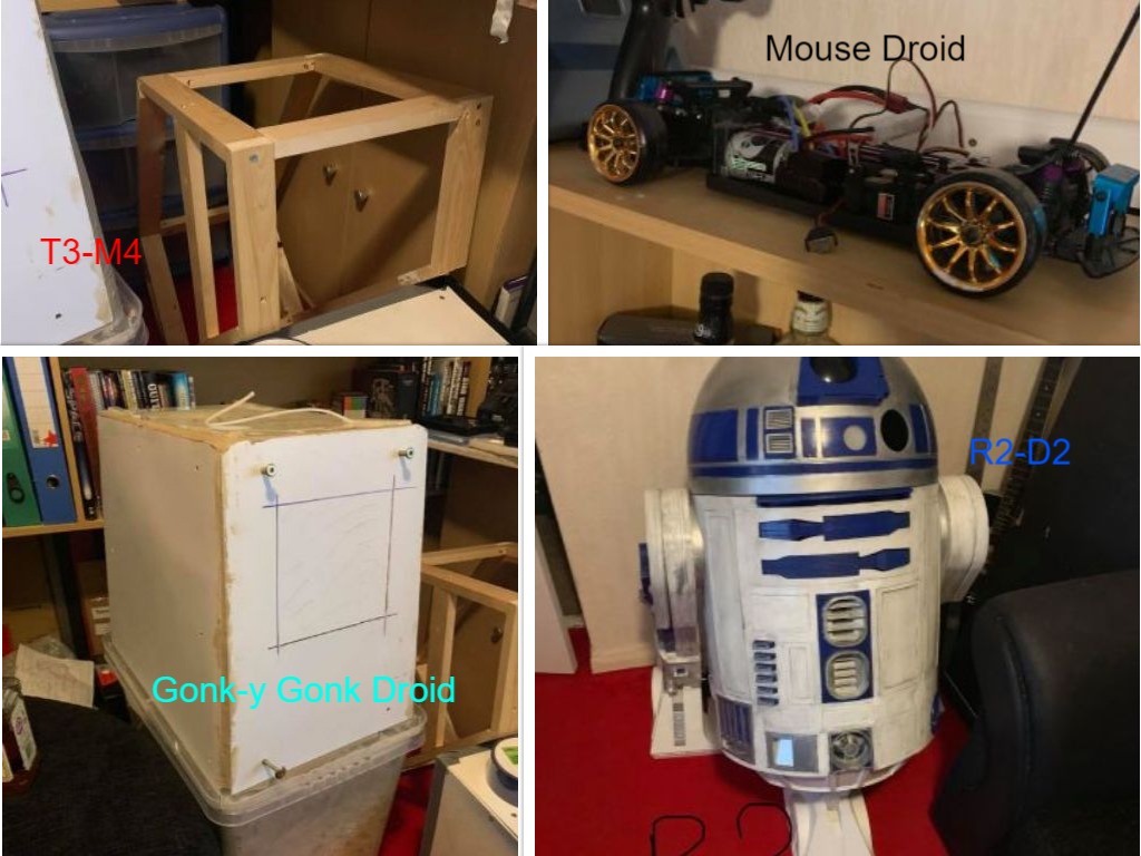 Collage Of Droids